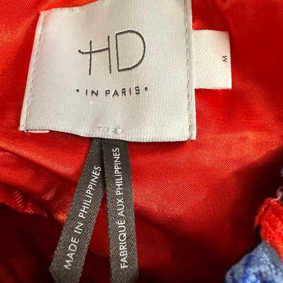 Anthropologie HD in Paris Tiered Floral Pockets Flouncy BEAUTIFUL Skirt Medium - Picture 7 of 16